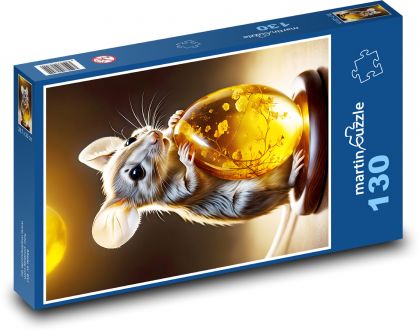 Maus und Ei - Puzzle - 130 Teile