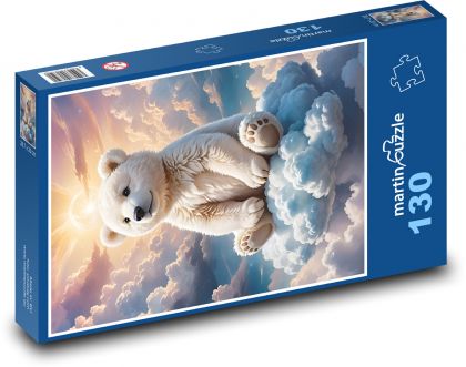 Teddybär auf einer Wolke - Puzzle - 130 Teile