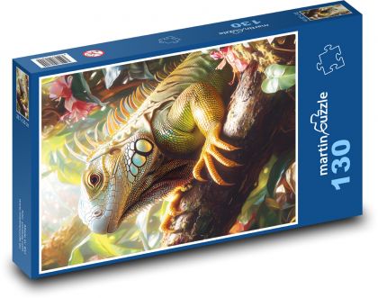 Leguan - Puzzle - 130 Teile