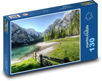 Příroda na horách - Puzzle 130 dílků, rozměr 28,7x20 cm