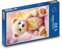Medvídek - hračka Puzzle 130 dílků - 28,7 x 20 cm