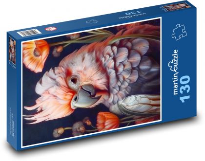 Vogel - Papagei - Puzzle - 130 Teile