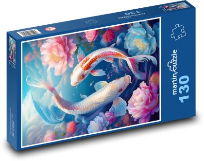 Barevné rybky - puzzle 130 dílků