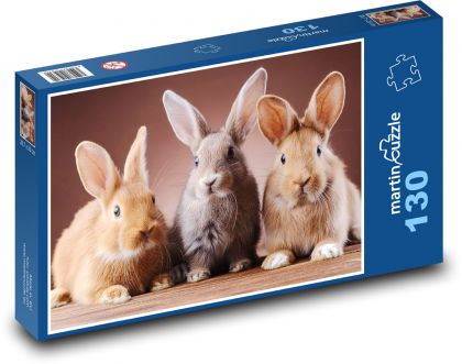 Králíci - puzzle 130 dílků