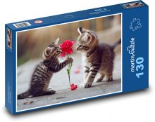 Dárek k Valentýnu Puzzle 130 - 28,7x20 cm