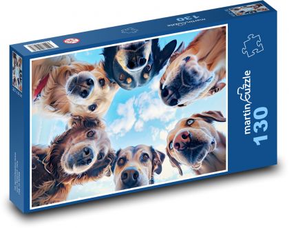 Psi fantasy - puzzle 130 dílků