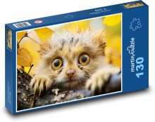 Fantasy cat Puzzle 130 pieces - 28.7 x 20 cm 