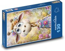 Giraffe Puzzle 130 pieces - 28.7 x 20 cm 