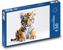 Gestreifter Tiger Puzzle 130 Teile - 28,7x20 cm
