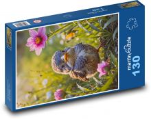 Pták na jaře Puzzle 130 dílků - 28,7 x 20 cm