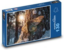 Butterfly on a tree Puzzle 130 pieces - 28.7 x 20 cm 