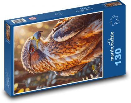Orol - vták - Puzzle 130 dielikov, rozmer 28,7x20 cm 