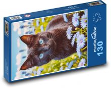 Black Cat Puzzle 130 pieces - 28.7 x 20 cm