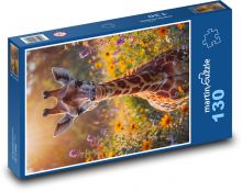 Żyrafa Puzzle 130 elementów - 28,7x20 cm