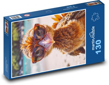 Krocan v brýlích - puzzle 130 dílků
