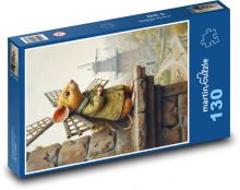 Myš a větrný mlýn Puzzle 130 - 28,7x20 cm