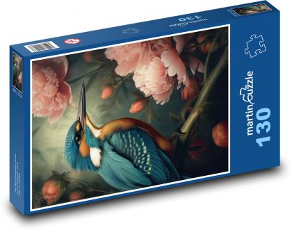 Ledňáček - puzzle 130 dílků