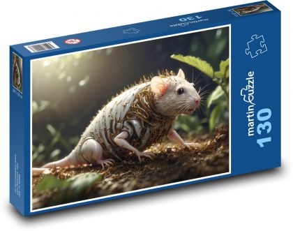 Maus - Roboter - Puzzle - 130 Teile