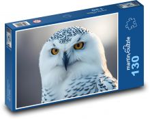 Sowa śnieżna Puzzle 130 elementów - 28,7x20 cm