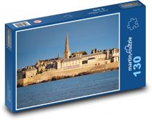Město u pobřeží Puzzle 130 dílků - 28,7 x 20 cm