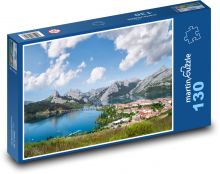 Pejzaż - Jezioro Puzzle 130 elementów - 28,7x20 cm