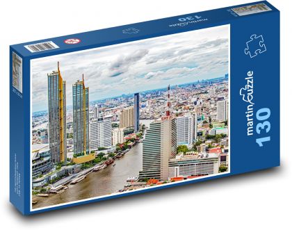 Bangkok - Thailand, Stadt - Puzzle - 130 Teile