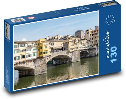 Ponte Vecchio - Most - Puzzle 130 elementów, rozmiar 28,7x20 cm
