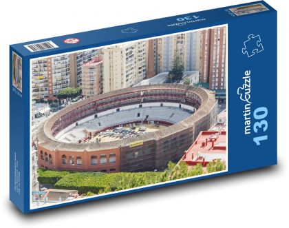 Malaga - Hiszpania - Puzzle 130 elementów, rozmiar 28,7x20 cm
