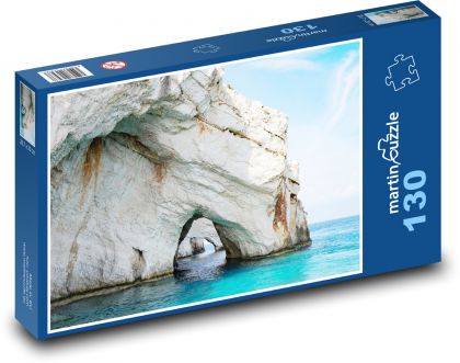 Zakynthos - Morze - Puzzle 130 elementów, rozmiar 28,7x20 cm