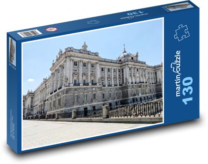 Kráľovský palác v Madride - Puzzle 130 dielikov, rozmer 28,7x20 cm 