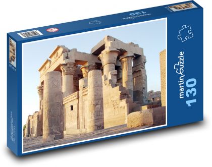 Egypt -  Kom-ombo, Chrám - Puzzle 130 dílků, rozměr 28,7x20 cm