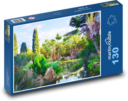 Fish pond - Puzzle 130 pieces, size 28.7x20 cm 