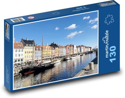 Kodaň - Dánsko - puzzle 130 dílků