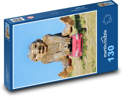 Troll - car - Puzzle 130 pieces, size 28.7x20 cm 