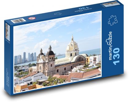 Cartagena de Indias - Colombia - Puzzle 130 pieces, size 28.7x20 cm 