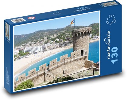 Spain - Costa Brava - Puzzle 130 pieces, size 28.7x20 cm 