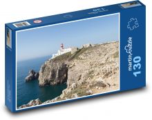 Mys svatého Vincence - Portugalsko Puzzle 130 dílků - 28,7 x 20 cm
