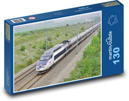 Vlak TGV - puzzle 130 dílků