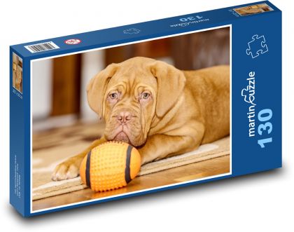 Dane of Bordeaux - pes - Puzzle 130 dielikov, rozmer 28,7x20 cm 