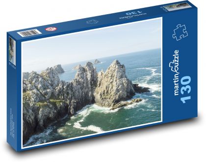 Pointe de Pen-Hir - Francúzsko - Puzzle 130 dielikov, rozmer 28,7x20 cm 