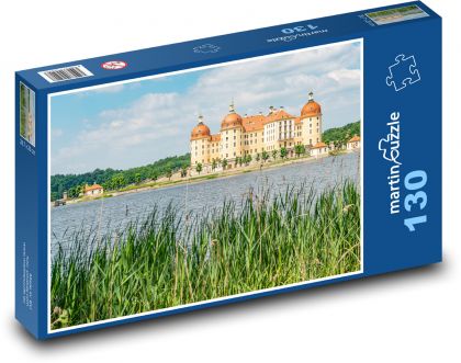 Palác Moritzburg, Nemecko - Puzzle 130 dielikov, rozmer 28,7x20 cm 