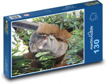 Spící koala Puzzle 130 dílků - 28,7 x 20 cm