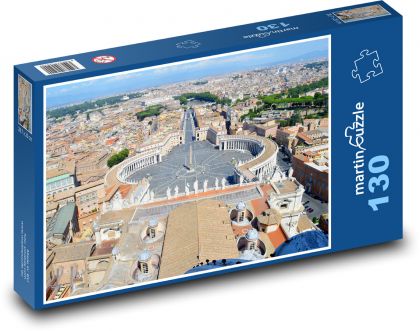 Italy - Rome, Vatican City - Puzzle 130 pieces, size 28.7x20 cm 
