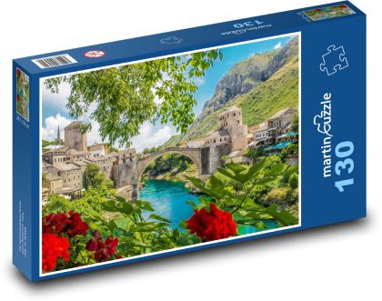 Bosna - Mostar - puzzle 130 dílků