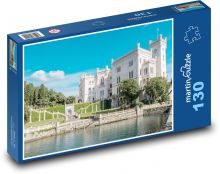 Castello di Miramare - Itálie Puzzle 130 dílků - 28,7 x 20 cm
