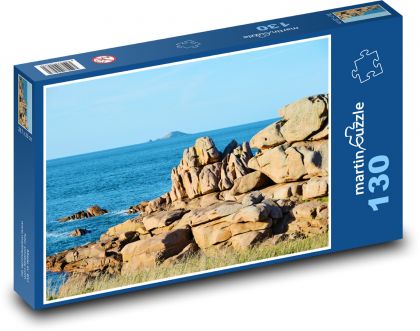 Rocky coastline - Puzzle 130 pieces, size 28.7x20 cm 