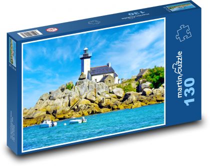 Francúzsko - Bretónsko - Puzzle 130 dielikov, rozmer 28,7x20 cm 