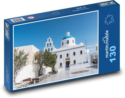 Santorini - Řecko - puzzle 130 dílků