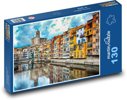 Girona SPANIEN - Puzzle - 130 Teile