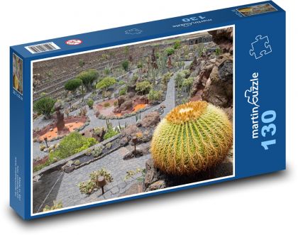 Kaktus ogrodowy - Puzzle 130 elementów, rozmiar 28,7x20 cm